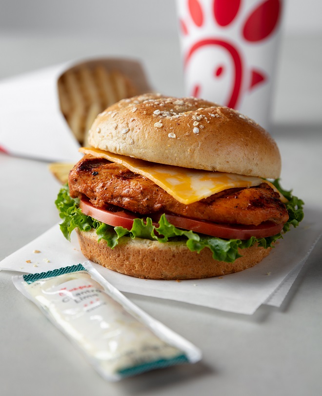 ChickfilA Heats Up Menu with Grilled Spicy Chicken Deluxe Sandwich